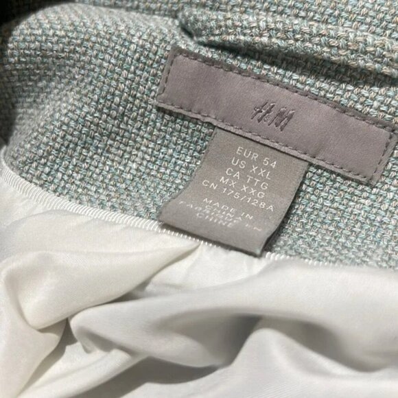 H & M Oversized One Button Blazer Jacket in size XXL - Picture 7 of 10